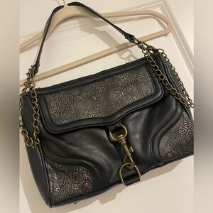 Braciano Black Vintage Style Purse